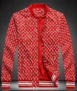 nouvelle sweat veste louis vuitton supreme rouge